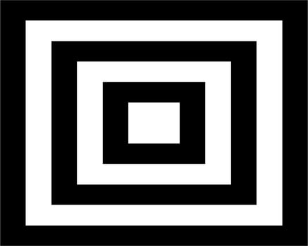 black and white picture frame vector