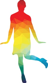 Image Of A Woman's Silhouette vector