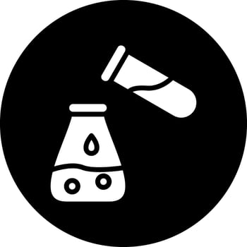 Mixing Chemical Vector Icon Design