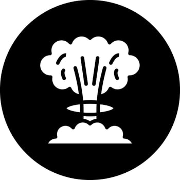 Explosion Vector Icon Design