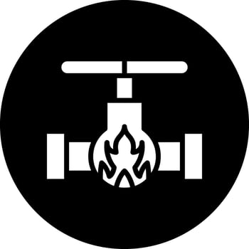 Gas Vector Icon Design