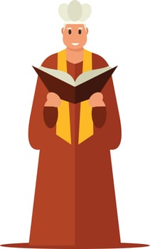 Roman Catholic Priest vector