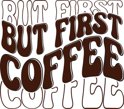 Coffee Libbey Glass Design vector