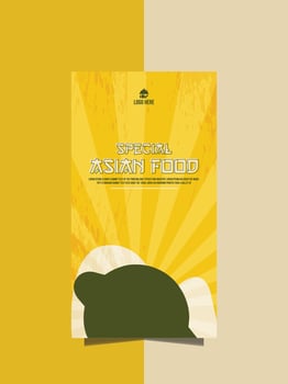 special menu poster vector