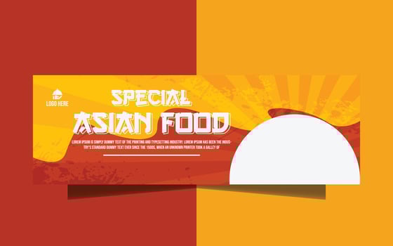 restaurant food menu cover vector
