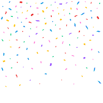 Confetti PNG for festival background. Multicolor confetti and falling background. Multicolor confetti on transparent background. Event and party Celebration. Carnival element PNG.