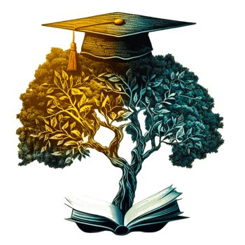 Creative modern nature education free illustration png