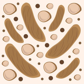 Organic potato yam vector illustration for graphic design and decorative element
