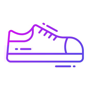 Shoes vector design in modern style, footwear accessory