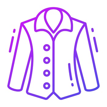 Beautiful vector of winter jacket, premium icon