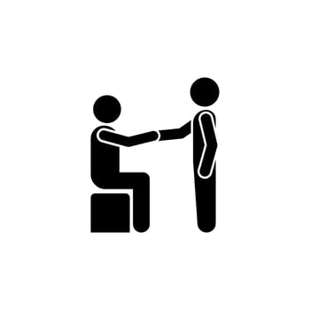 help rise vector icon illustration