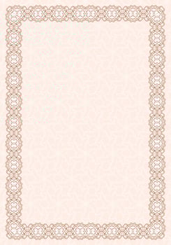 Vector frame with floral ornament
