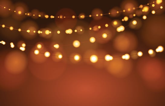 Fairy Lights Background vector