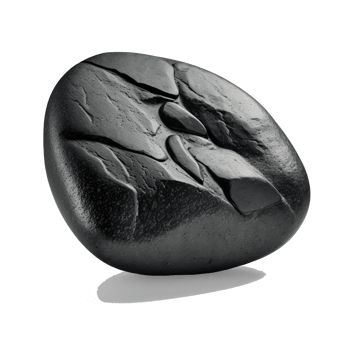 river stone on transparent background , png