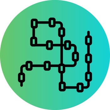 Chain Vector Icon Style