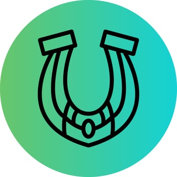 Horseshoe Vector Icon Style