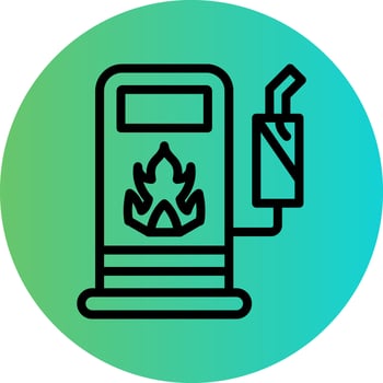 Gasoline Vector Icon Style