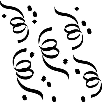 Vector silhouette of festival on white background