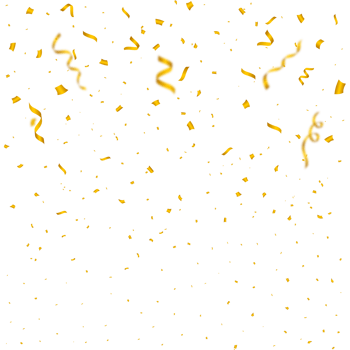 Confetti PNG illustration for festival background. Simple tin foil confetti falling background. Simple red, green, golden, blue confetti on transparent background. Celebration event and party PNG.
