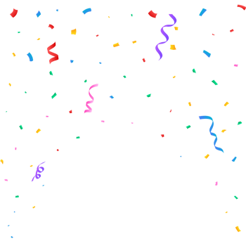Realistic multicolored confetti PNG for the festival. Simple confetti falling background. Colorful confetti isolated on transparent background. Carnival elements PNG. Birthday party celebration.