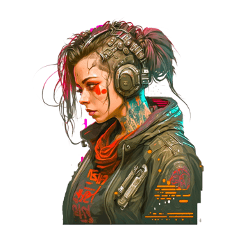 women hacker free illustration png