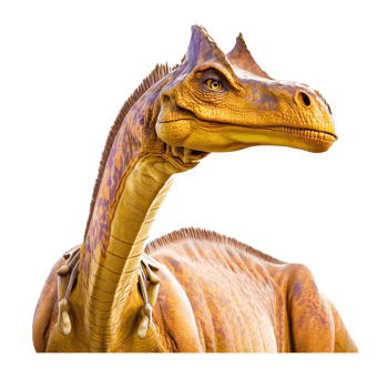 AI generative Brachiosaurus PNG transparent
