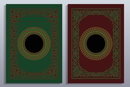 Quran Book Cover vector