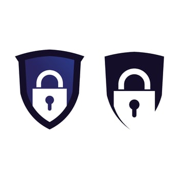 key and lock icon padlock logo and symbol vector design