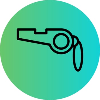 Whistle Vector Icon Design