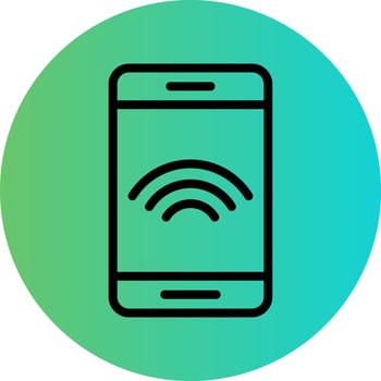 Cell Phone Vector Icon Design