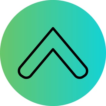 Up Chevron Vector Icon Design