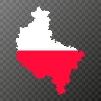 Greater Poland Voivodeship map, province of Poland. Vector illustration.