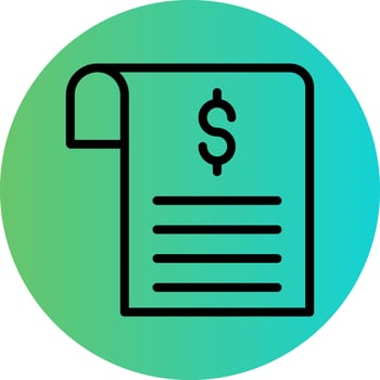 Bill Vector Icon Design