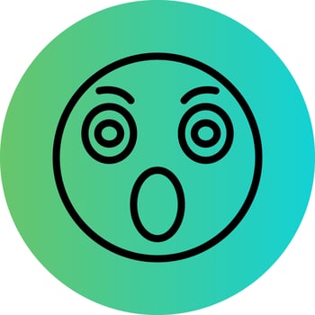 Surprised Vector Icon Design