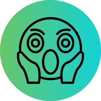 Yelling Vector Icon Design