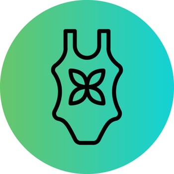Swimsuit Vector Icon Design