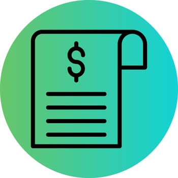 Bill Vector Icon Design