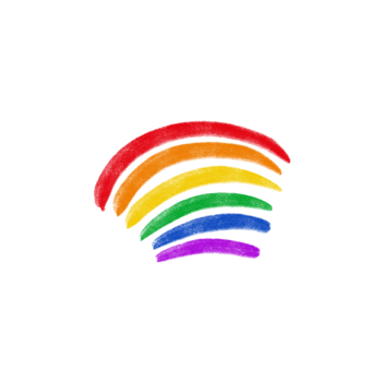 Rainbow Brush Stroke png