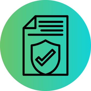 Legal Document Vector Icon Design