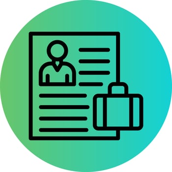 Portfolio Vector Icon Design