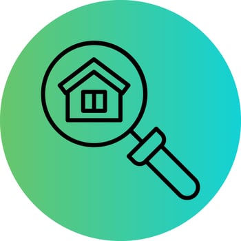 House Search Vector Icon Design