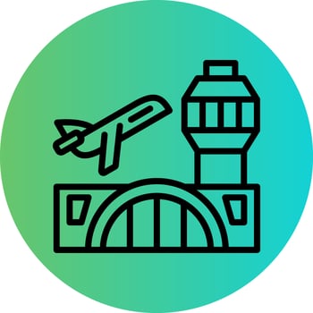 Airport Vector Icon Design