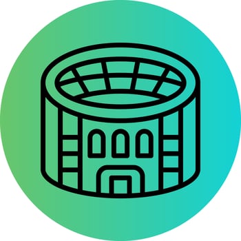 Stadium Vector Icon Design