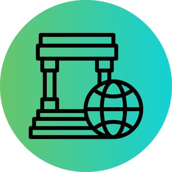 Worldwide Banking Vector Icon Design