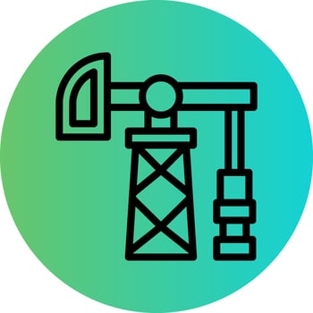 Derrick Vector Icon Design