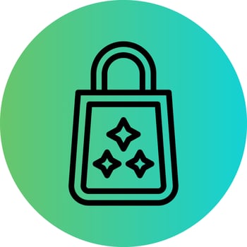 Shopping Bags Vector Icon Design