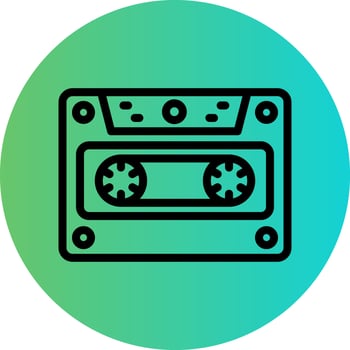 Cassette Vector Icon Design