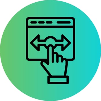 Slide Vector Icon Design