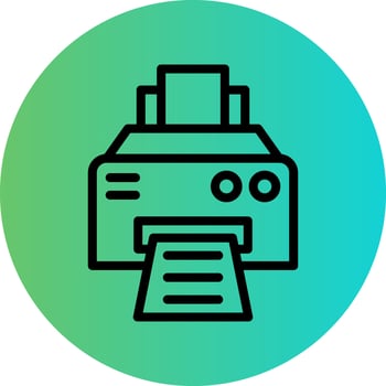 Printer Vector Icon Design