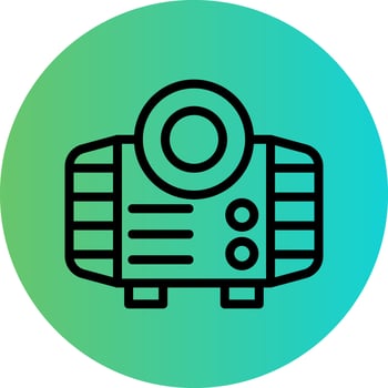 Projector Vector Icon Design